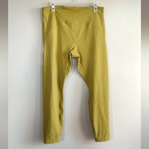 Lululemon Size 14 Olive Green Leggings